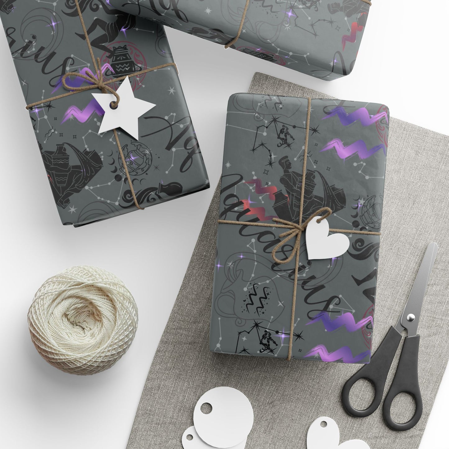 Aquarius | Zodiac Birthday Wrapping Papers