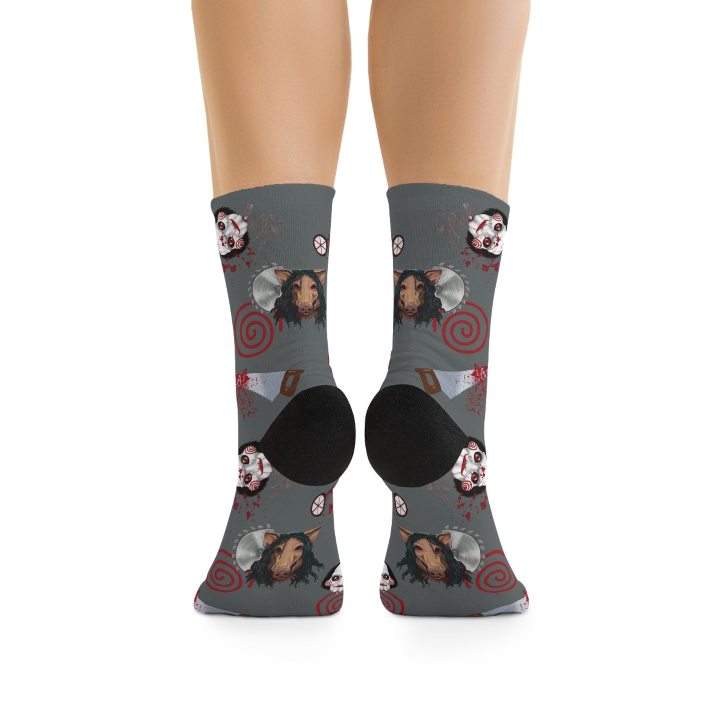 Horror Socks | Piggy Bake | Recycled Poly Socks | Cozy and Scary