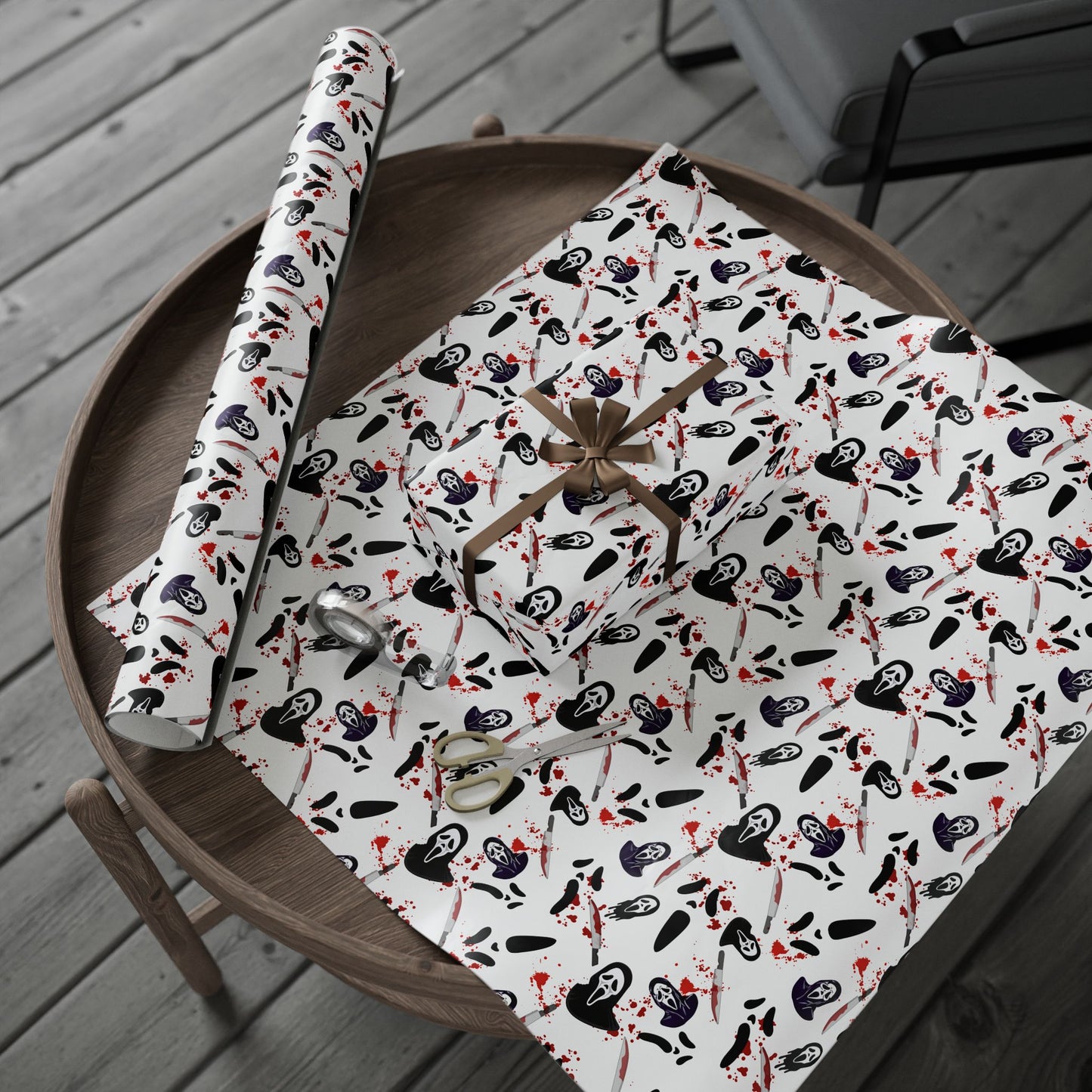 Wrapped In Horror | Have a Good Scream | Nightmare Wrapping Paper