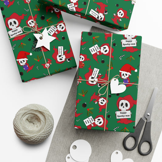 Spookymas Night | Gift Wrap Papers