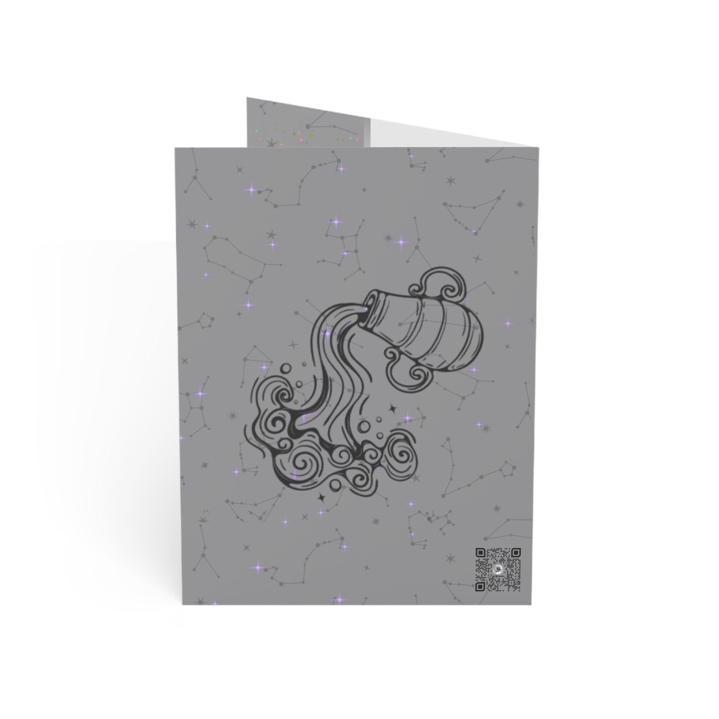 Aquarius | Zodiac Greeting Cards |  (1, 10 pcs)