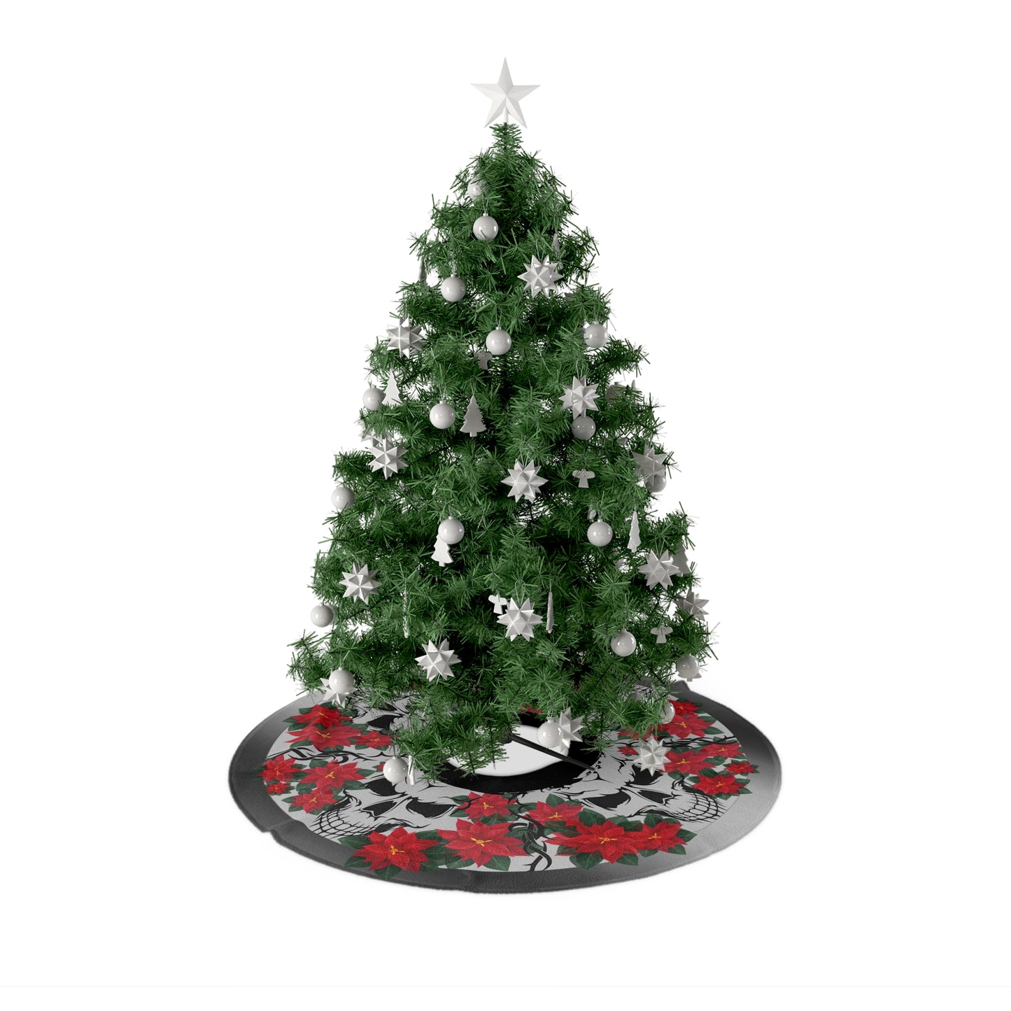 Red Holiday Tree Skirt