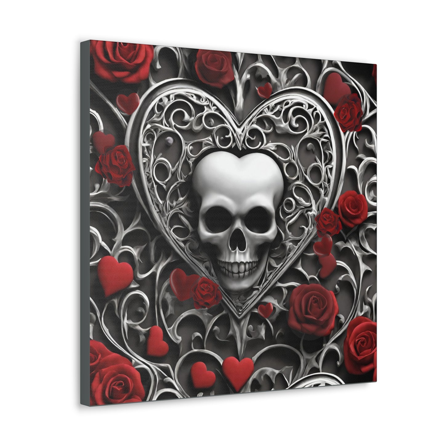 Gothic Hearts Canvas Gallery Wraps