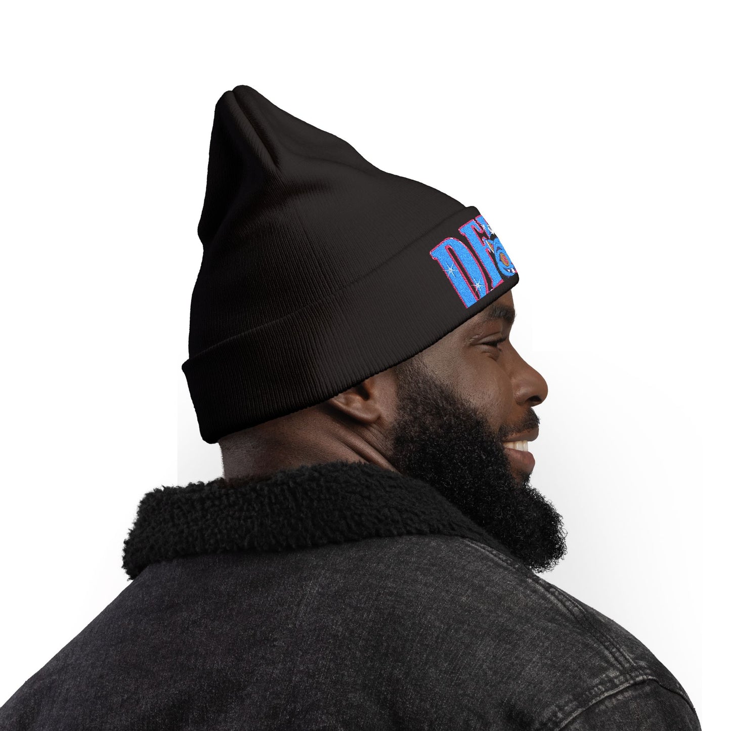 Derpy | Demon Beanie Hat - Nightmares Holiday | Cozy Winter Stylish Accessory is the Perfect Gift