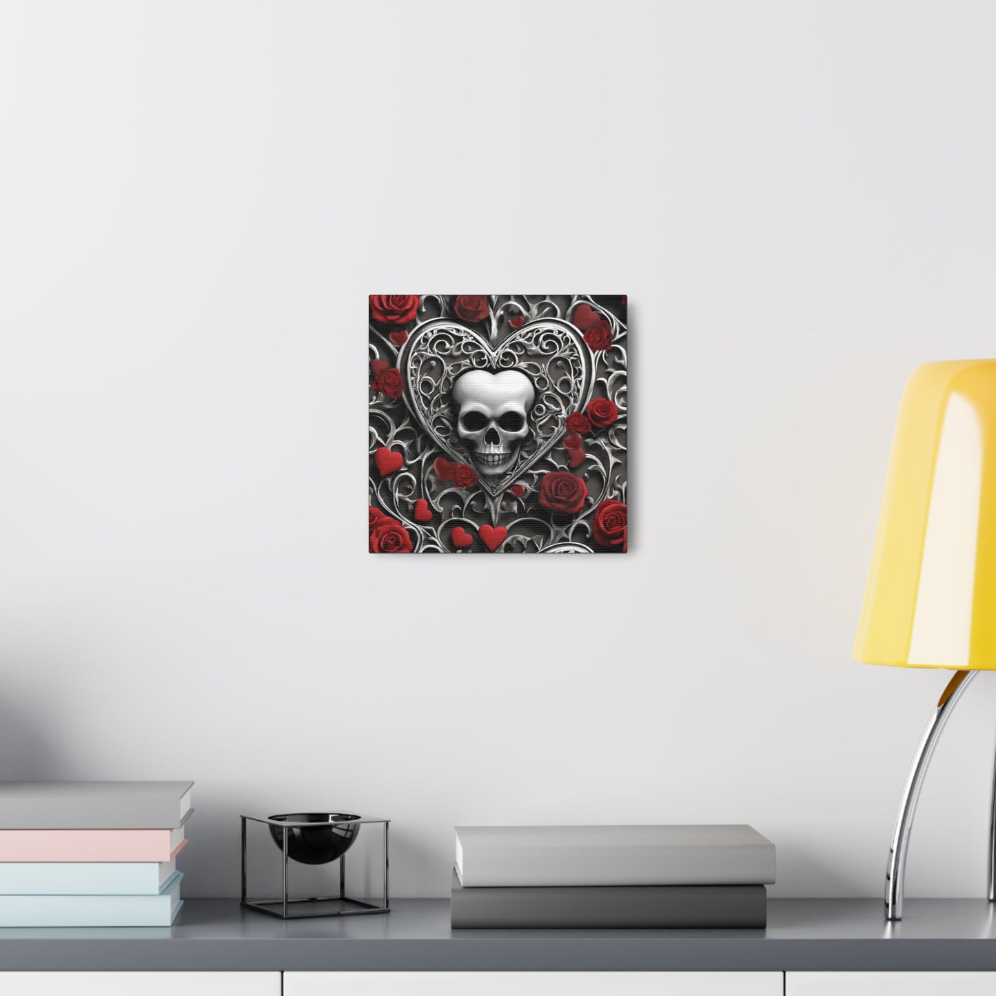 Gothic Hearts Canvas Gallery Wraps