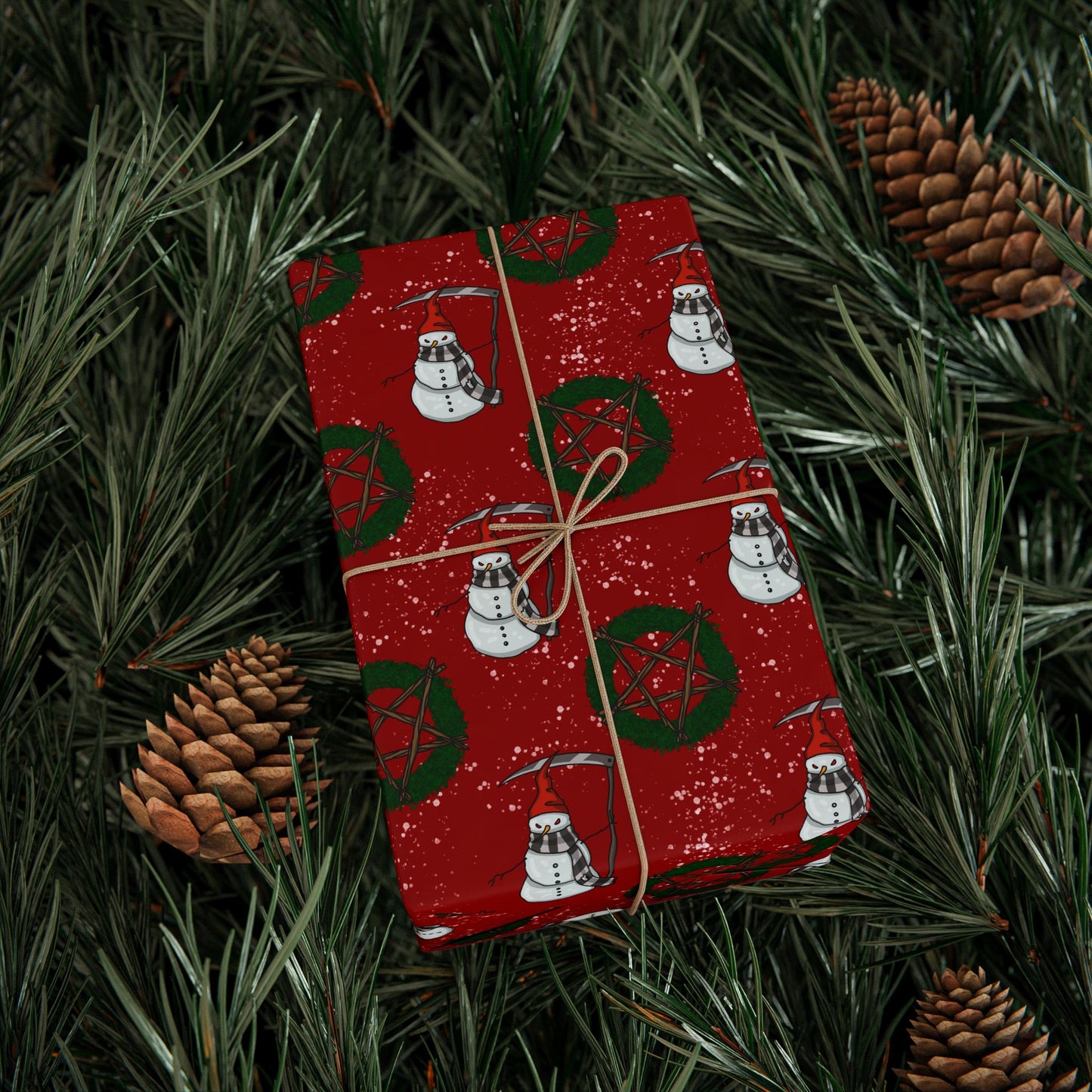 Grim Snowman | Gift Wrap Papers