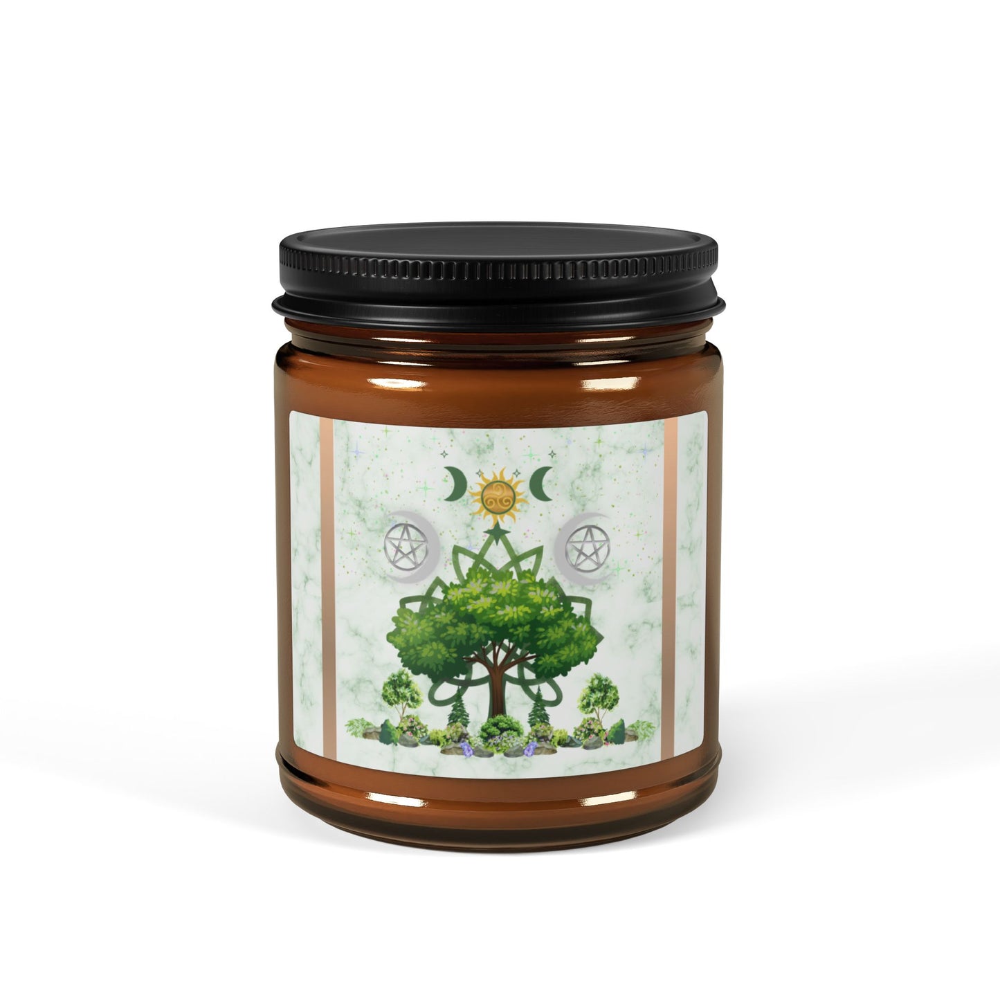 Great Tree | Summer Solstice | Scented Soy Candle (Amber Jar)
