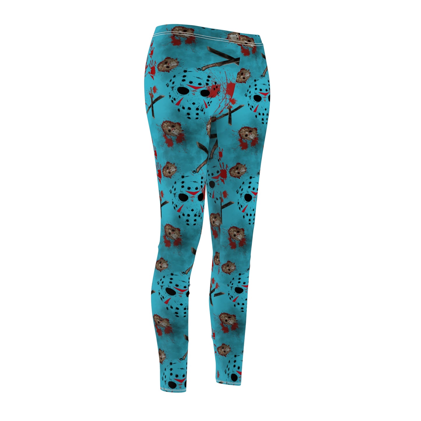 Horror Nightmare Leggings | Crystal Lake | All-Over Print Women's Casual Bottoms