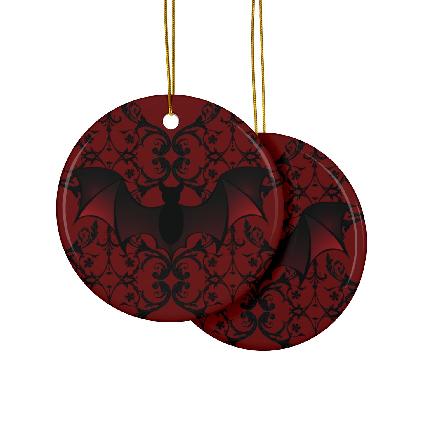 Vampire Red | Heirloom Ceramic Ornament (1pc, 3pcs, 5pcs, 10pcs)