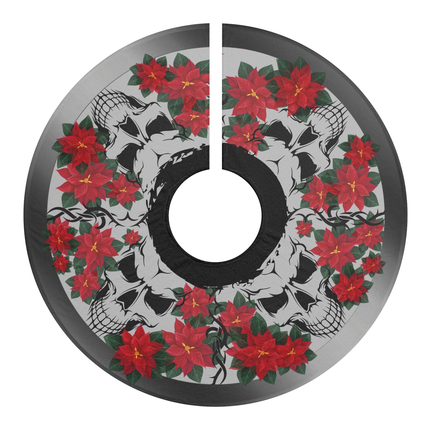 Red Holiday Tree Skirt