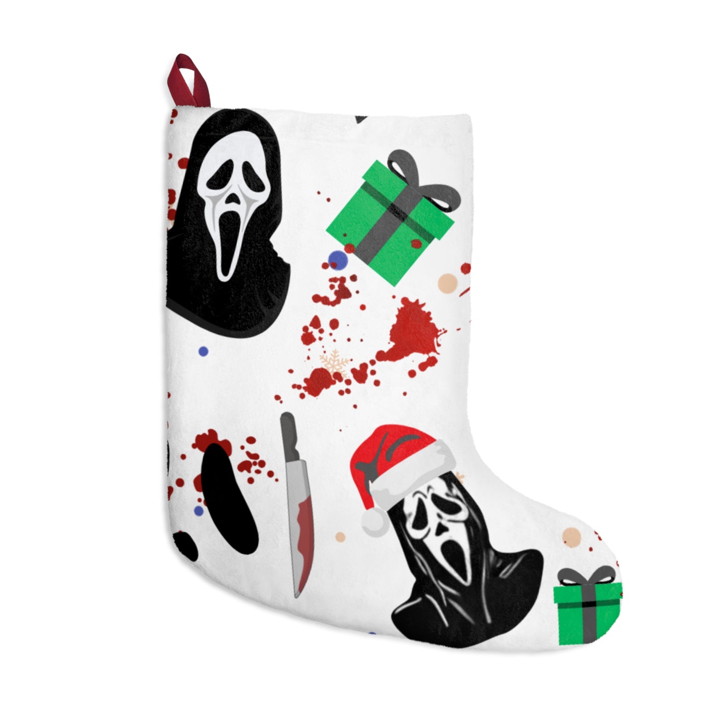 Holiday Scream Stocking | Horrific Retro Movie Holiday Stocking