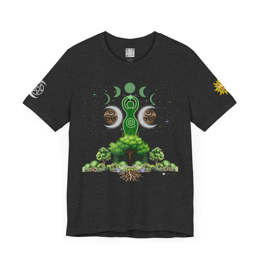 Mother Nature | Solstice Day | Unisex Jersey Tee – Embrace Nature and Energy
