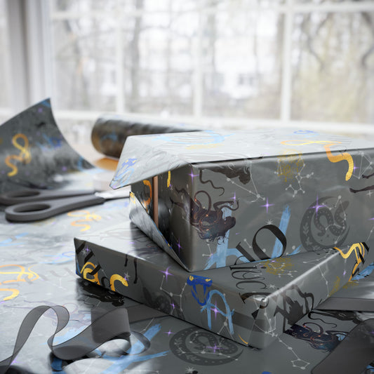 Wrapping Paper | Ophiuchus Zodiac (Cosmos) Mystic Astrology Gift Wrap
