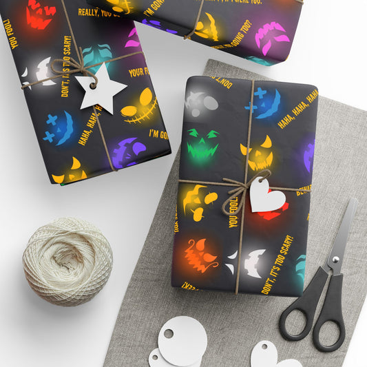 Be Warned | Spooky Lights | Gift Wrap Papers