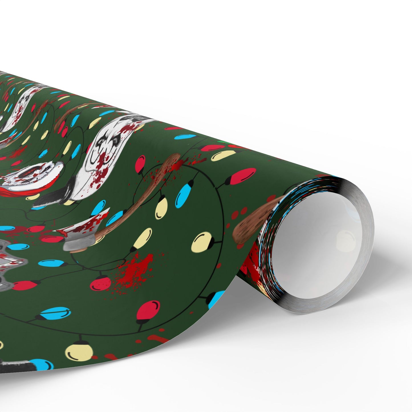 Wrapped in Horror | Terror Santa | Nightmare Wrapping Paper