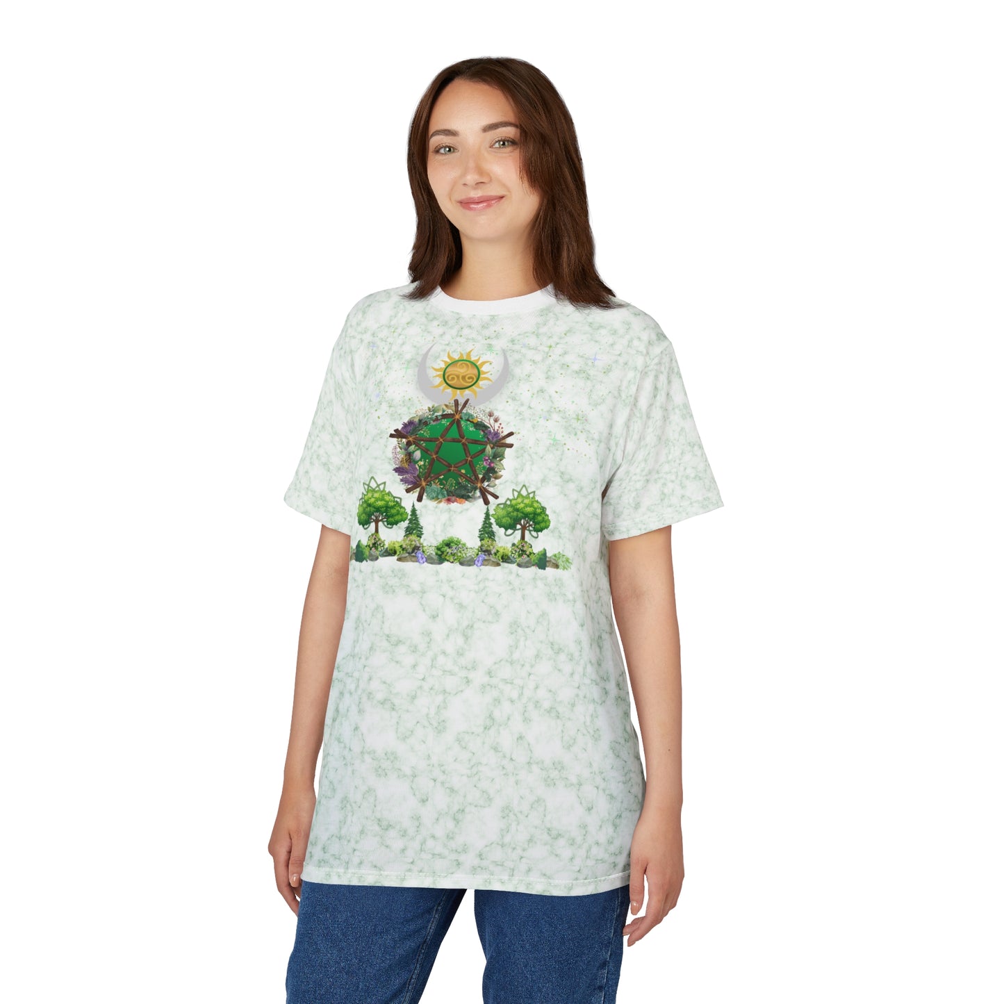 Midsummer Solstice TShirt | All-Over Print | Pagan Summer Wear