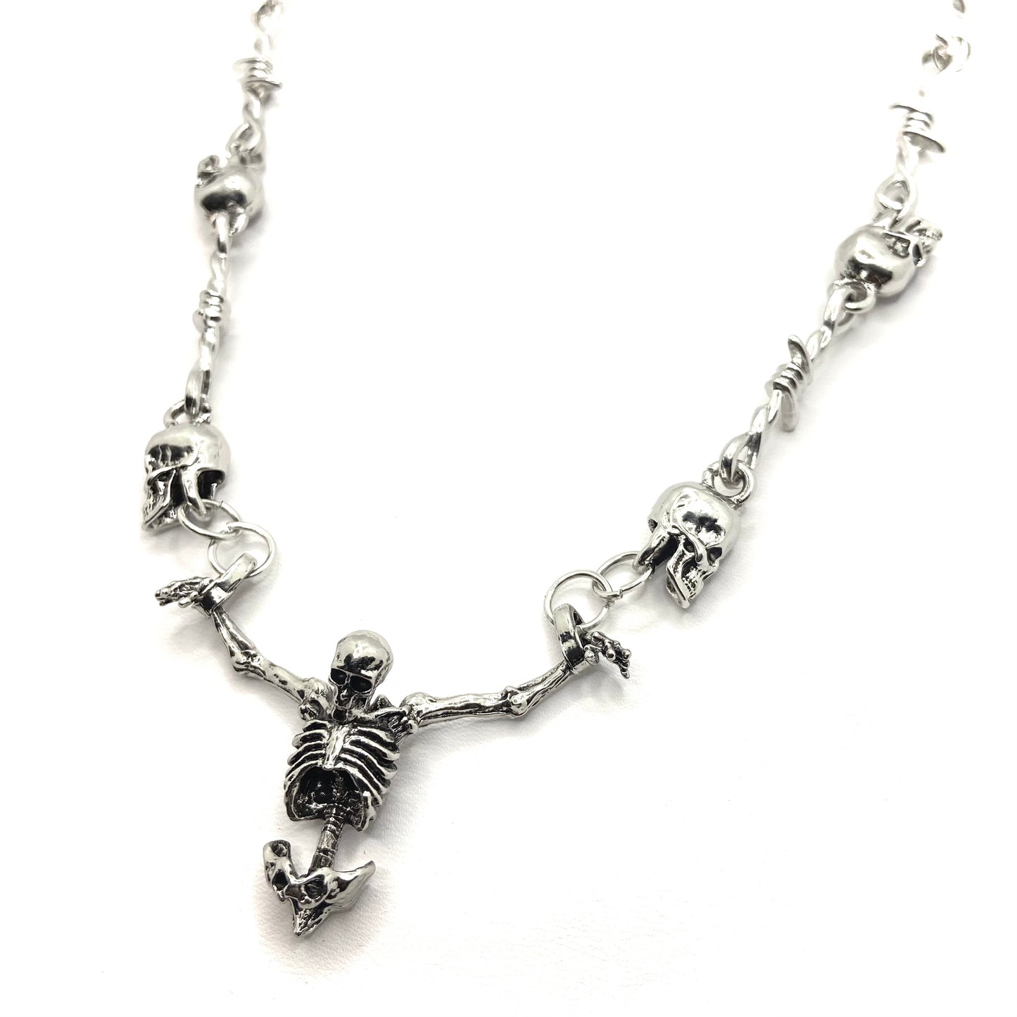 Kidemónas (Guardian) Necklace | Stainless Steel Skull Collar