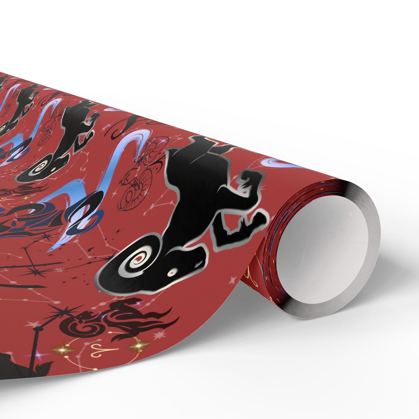 Aries | Red | Zodiac Birthday Wrapping Papers