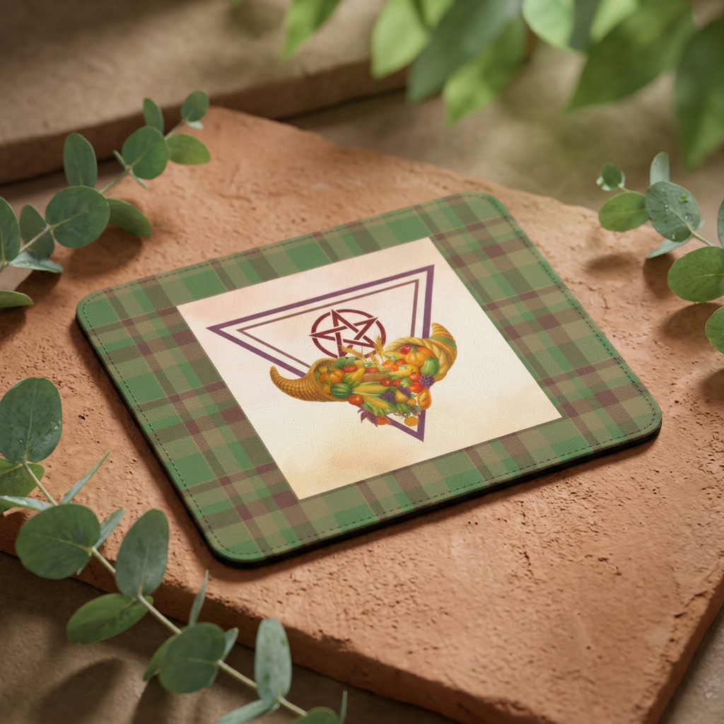 Harvest | Fall Equinox | Autumn Leather Placemat