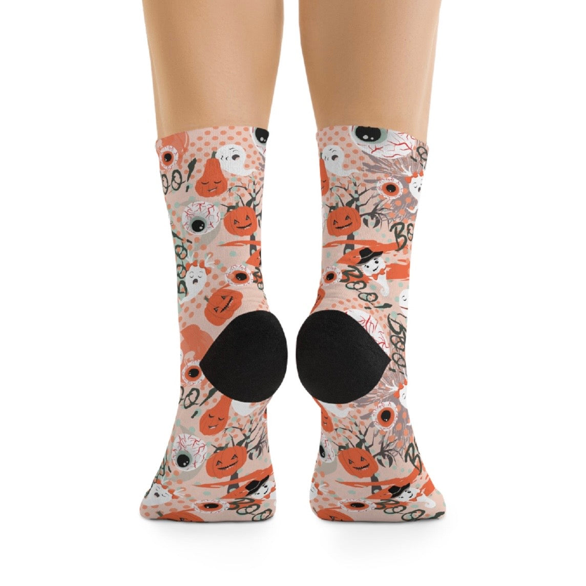 Boos and Ghouls | Creepy Party Halloween | Recycled Poly Socks