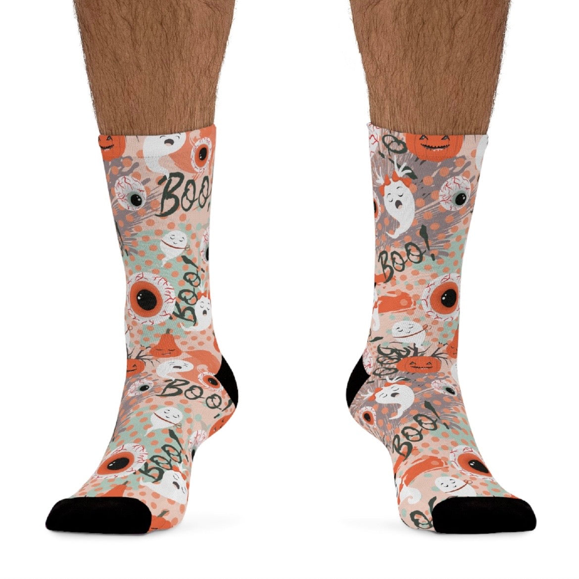 Boos and Ghouls | Creepy Party Halloween | Recycled Poly Socks