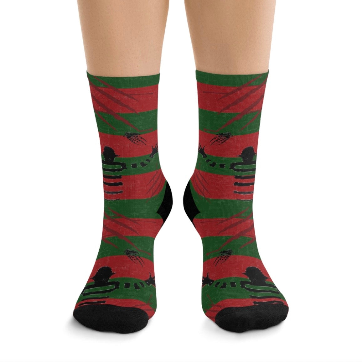 Horror Socks | Dream Street | Recycled Poly Socks | Cozy and Scary