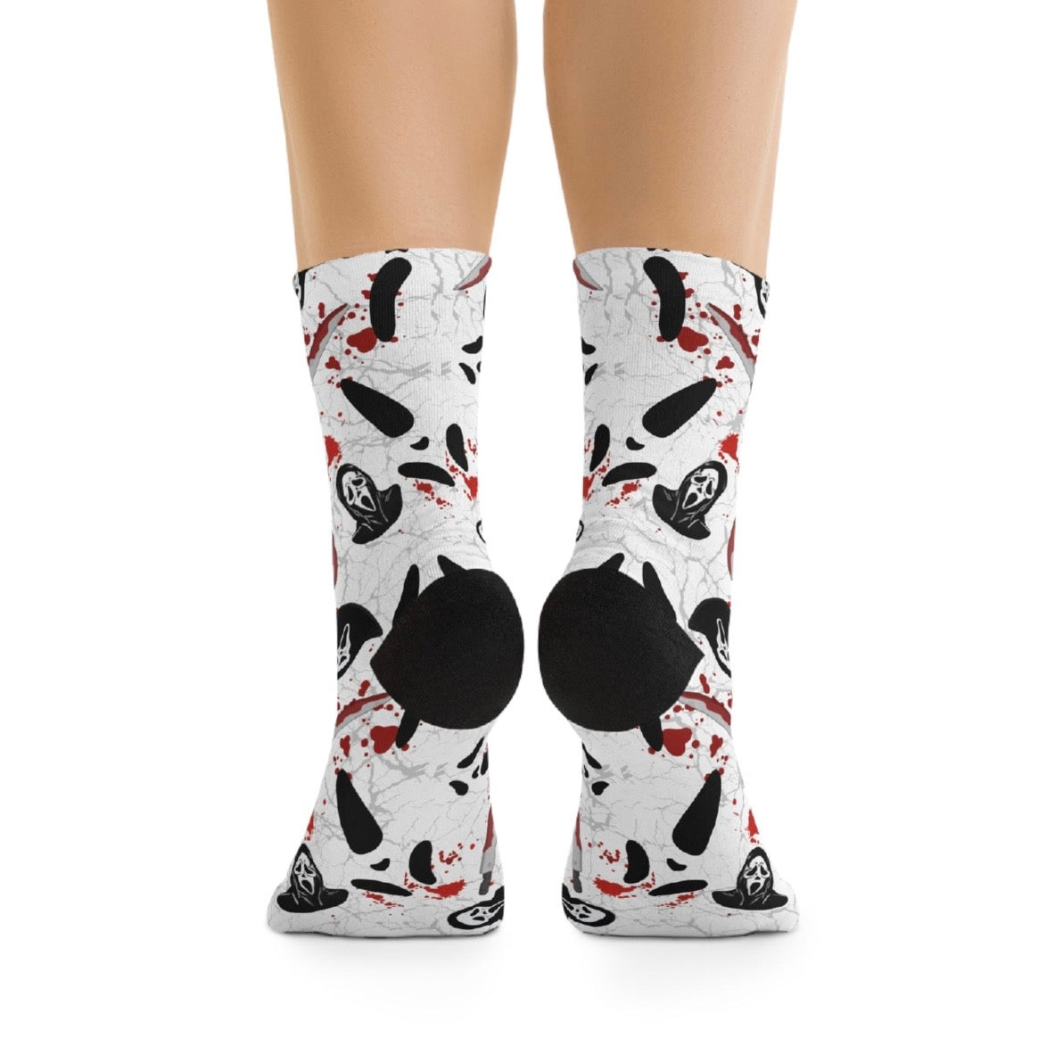 Horror Socks | Have a Good Scream | Recycled Poly Socks | Cozy and Scary