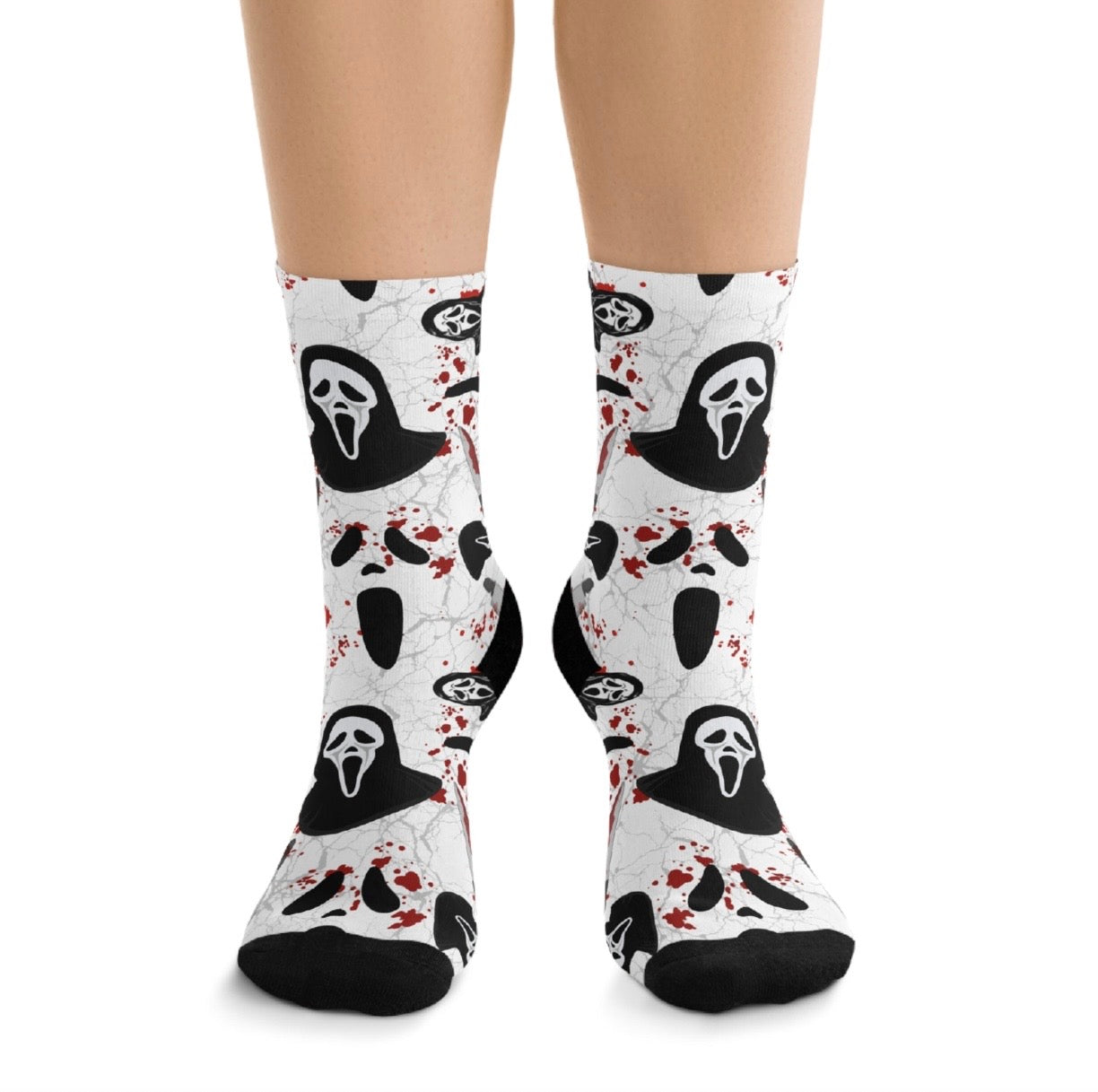 Horror Socks | Have a Good Scream | Recycled Poly Socks | Cozy and Scary