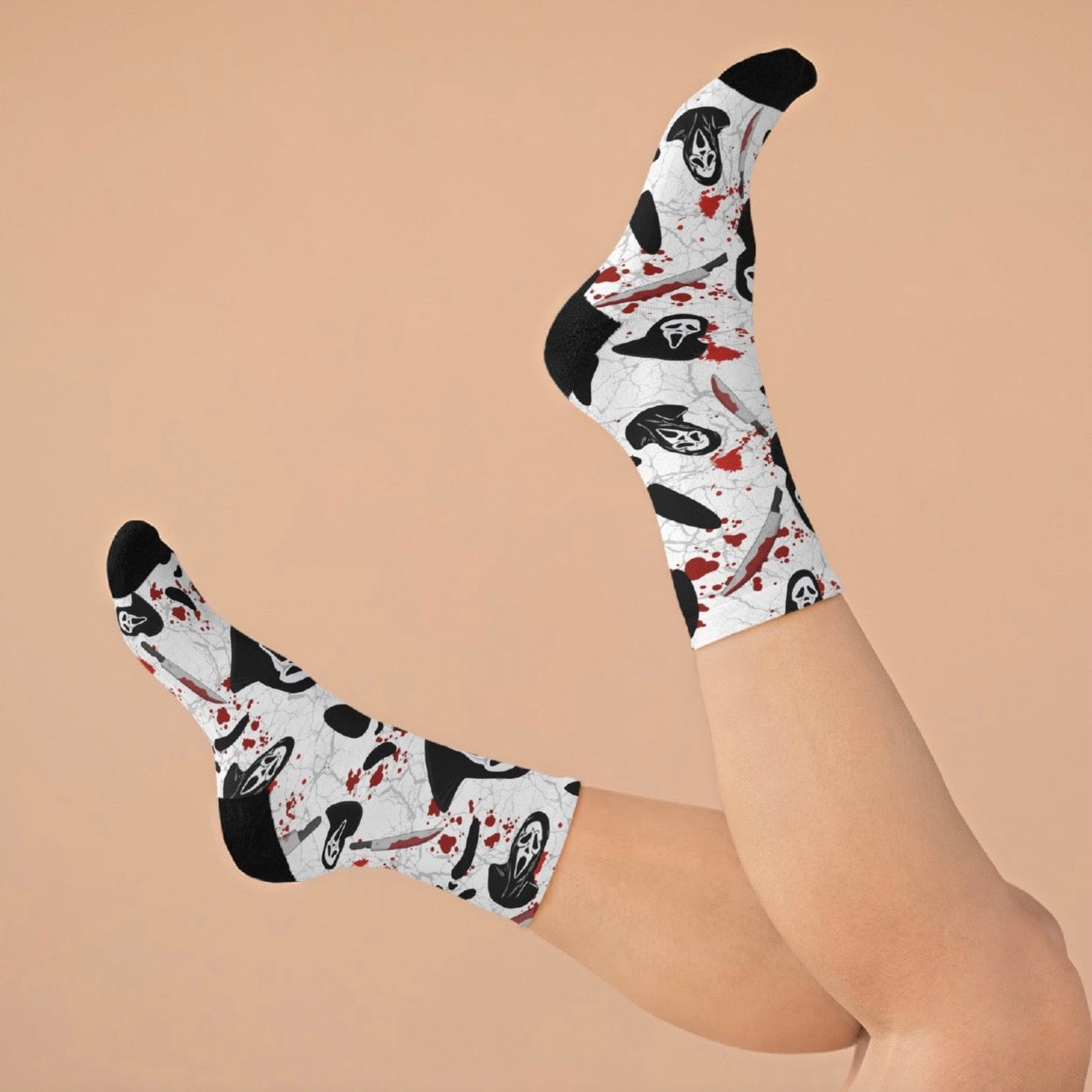 Horror Socks | Have a Good Scream | Recycled Poly Socks | Cozy and Scary