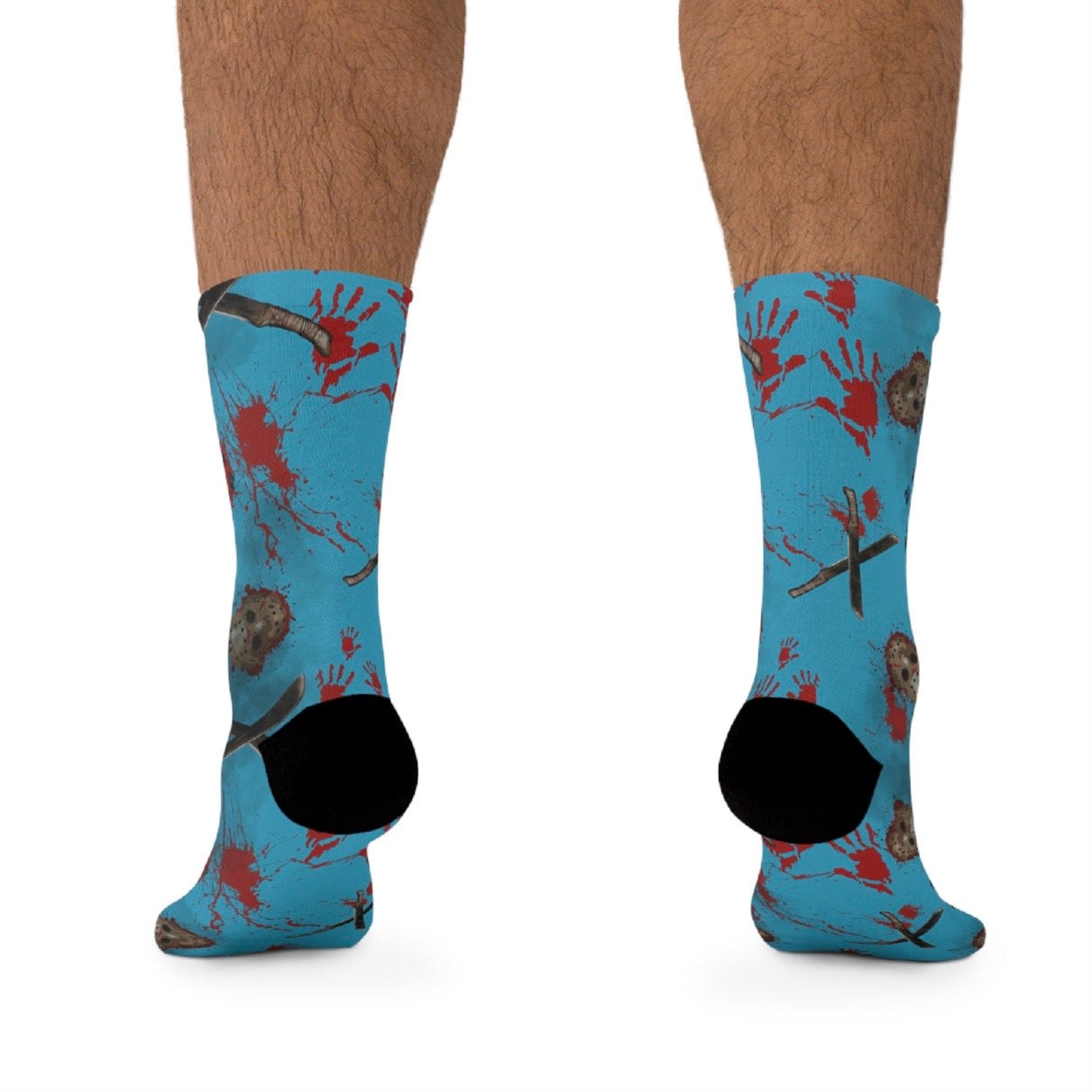 Horror Socks | Crystal Lake | Recycled Poly Socks | Cozy and Scary