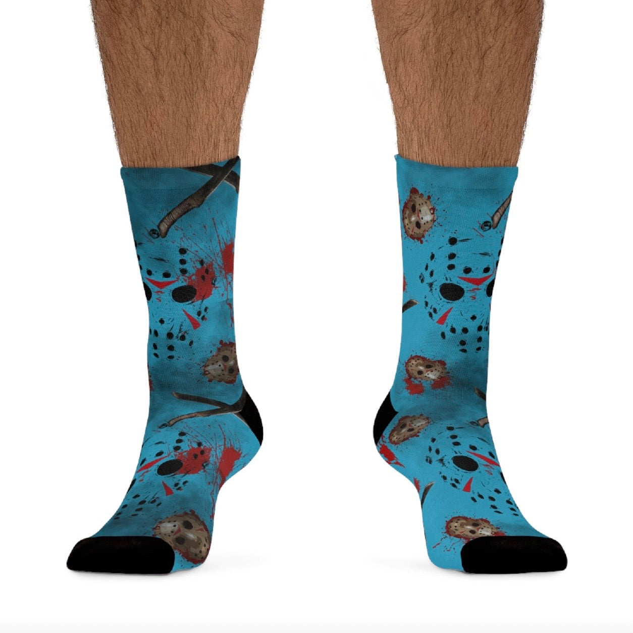 Horror Socks | Crystal Lake | Recycled Poly Socks | Cozy and Scary