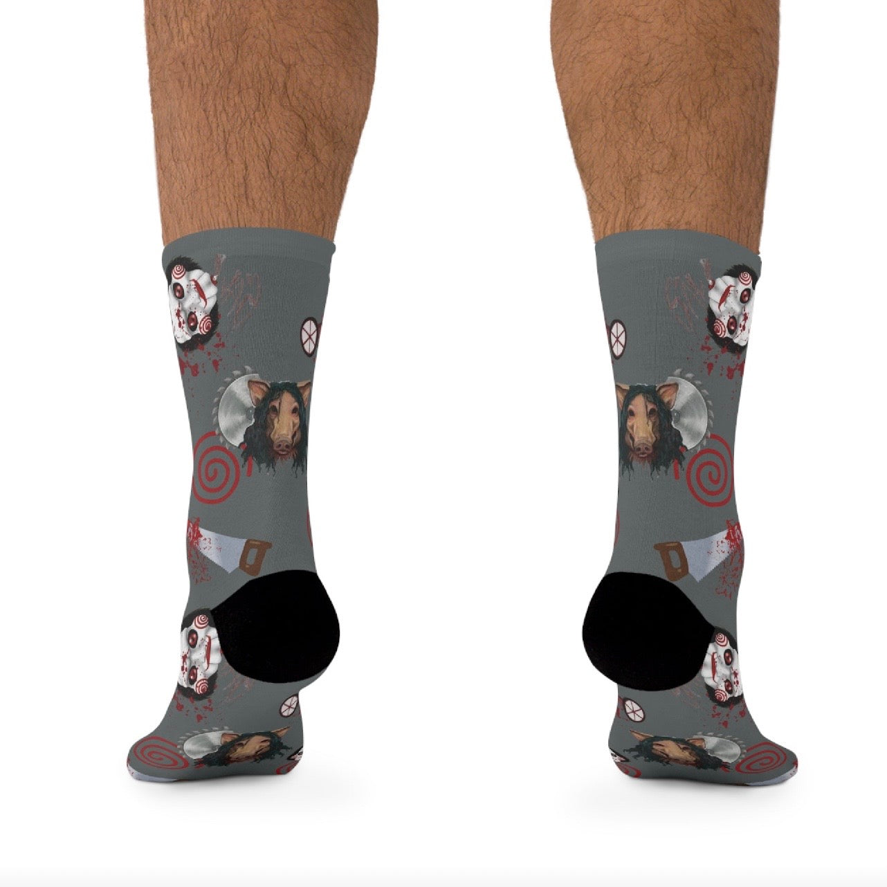 Horror Socks | Piggy Bake | Recycled Poly Socks | Cozy and Scary