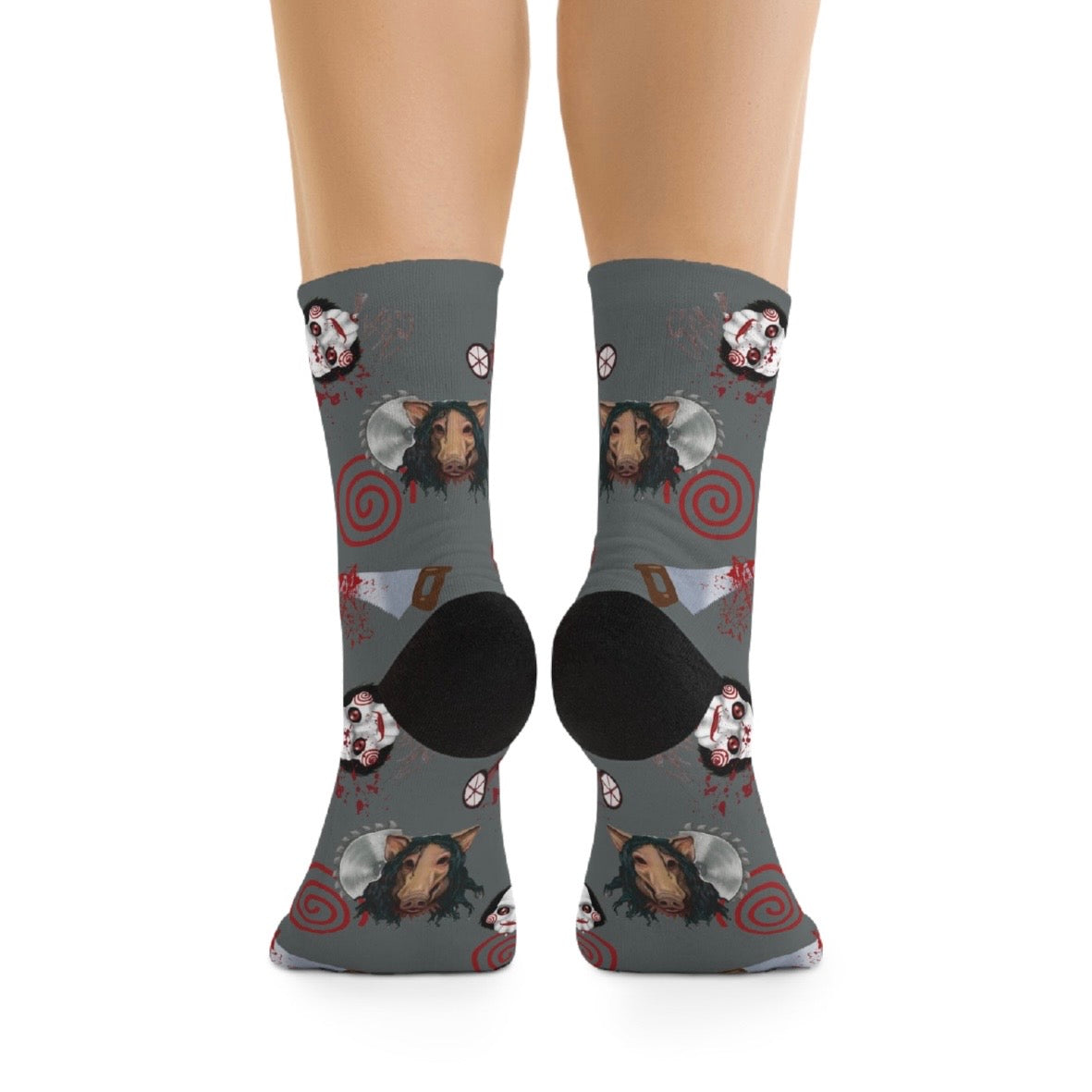 Horror Socks | Piggy Bake | Recycled Poly Socks | Cozy and Scary