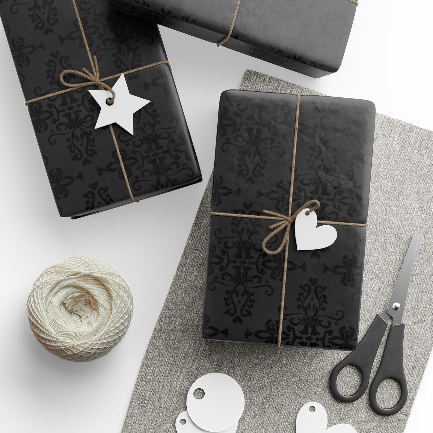 Black Lace | Goth Style Gift Wrap Papers