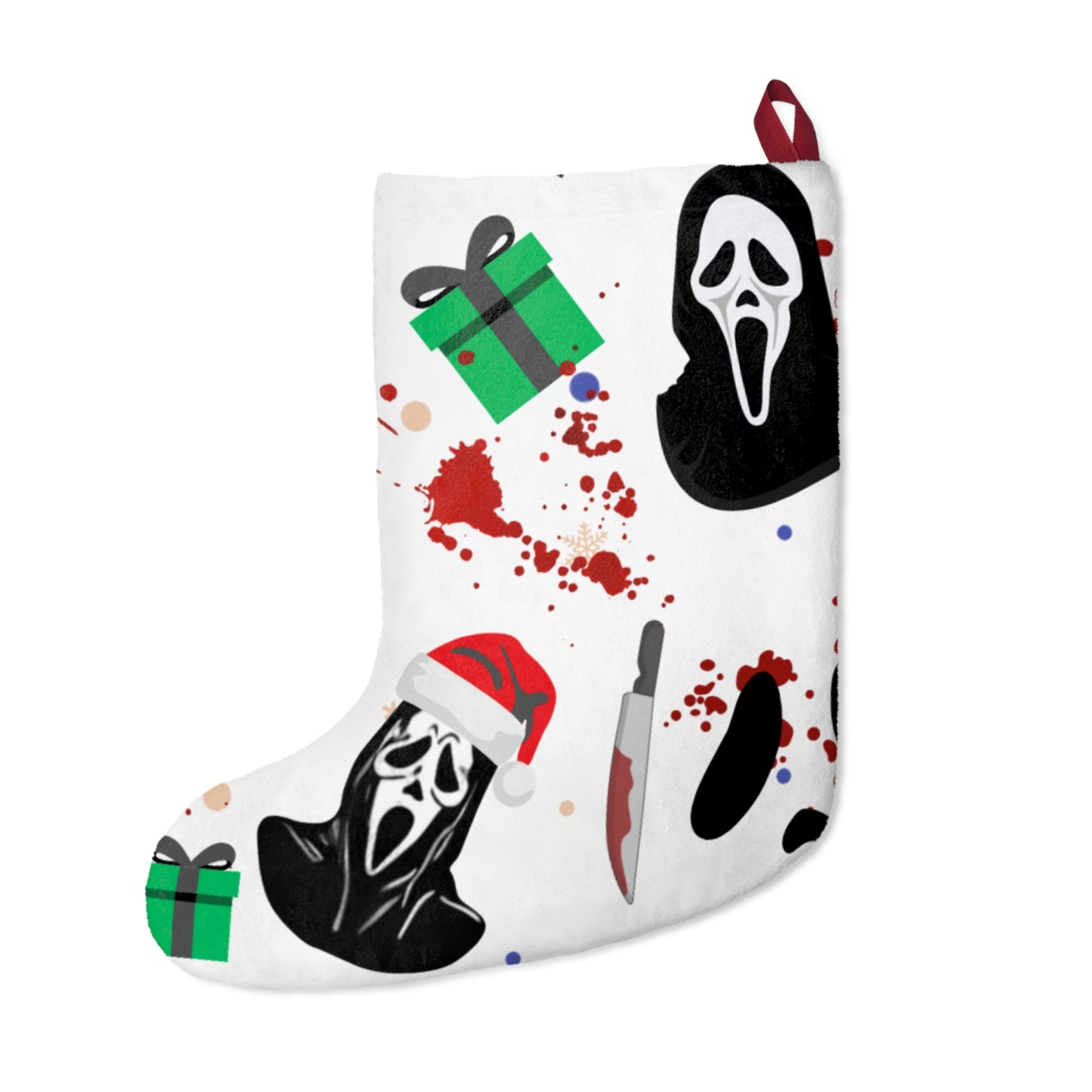 Holiday Scream Stocking | Horrific Retro Movie Holiday Stocking