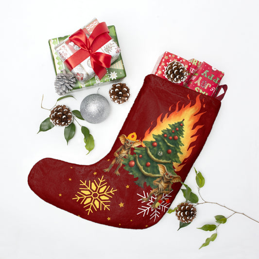 Twisted Laffy Xmas Stocking | Horrific Retro Movie Holiday Stocking