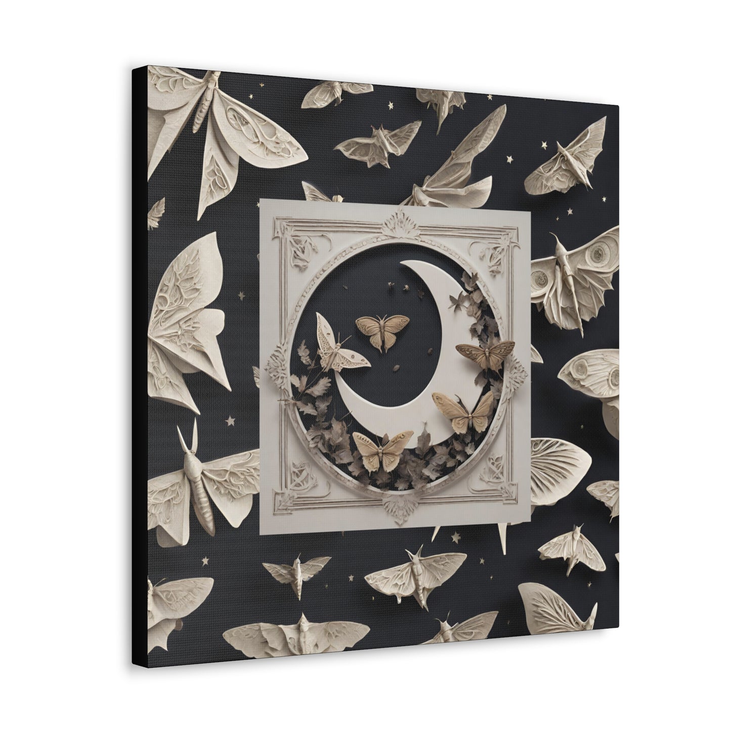 Moon Moths Canvas Gallery Wraps