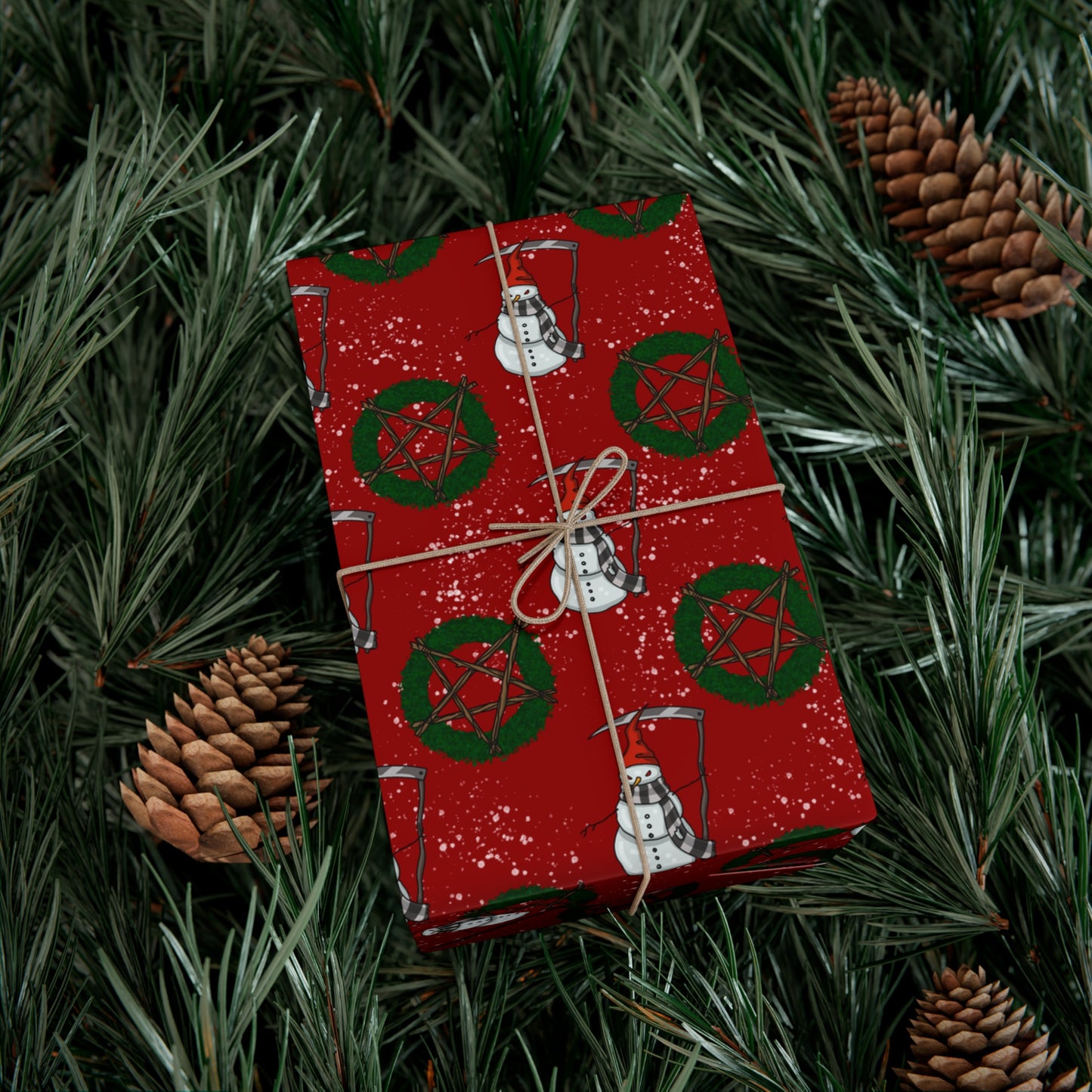 Grim Snowman | Gift Wrap Papers