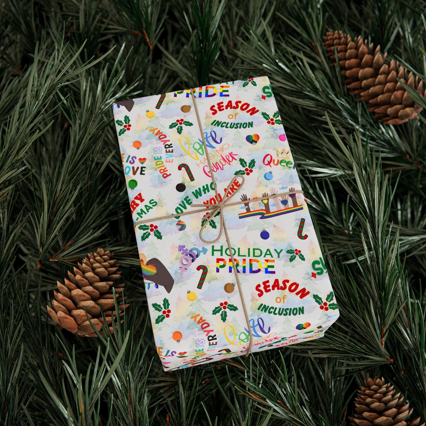 Holiday Pride | Community Pride | Gift Wrap Papers