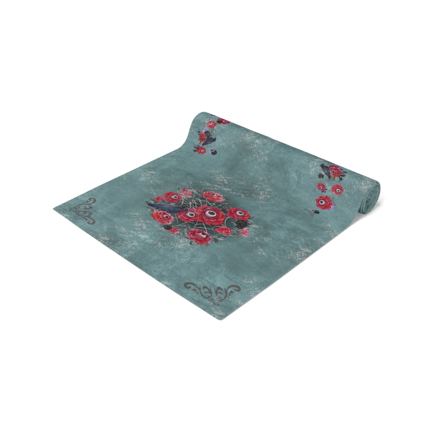 Ocular Floral Table Runner | (Poly)