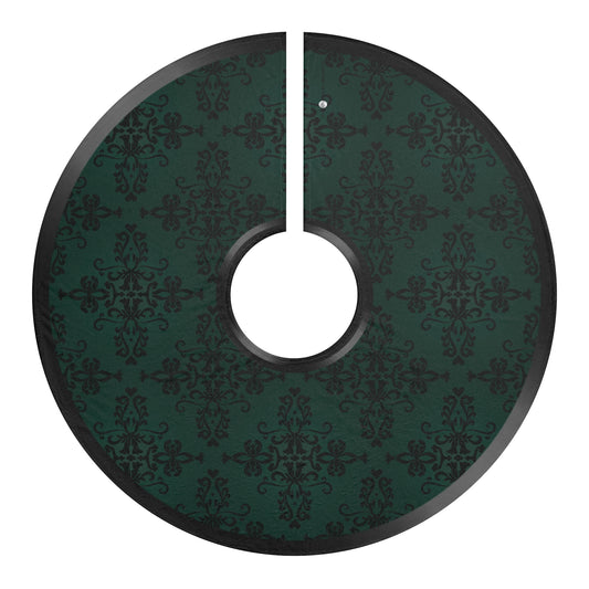 Dark Emerald Lace | Tree Skirt