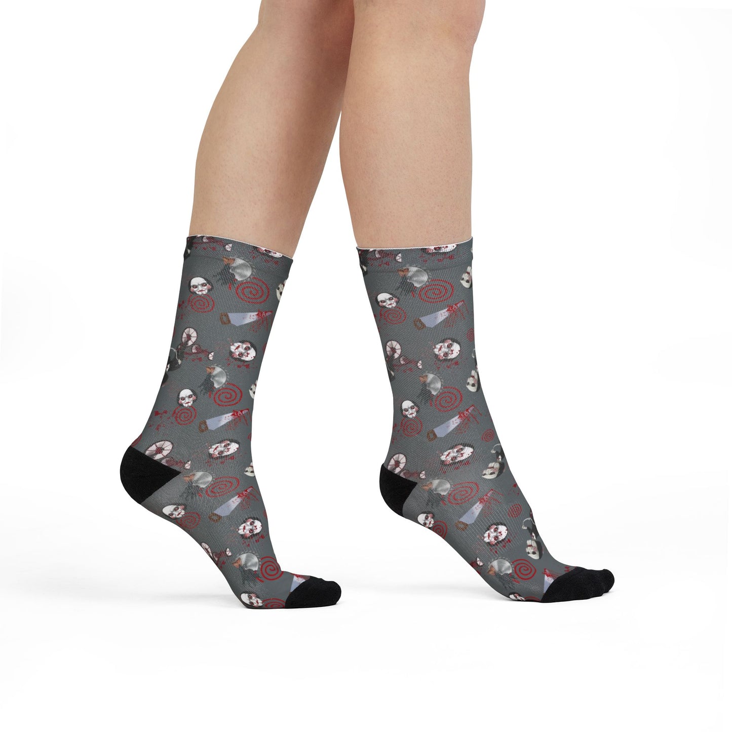 Horror Socks | Piggy Bake | Recycled Poly Socks | Cozy and Scary