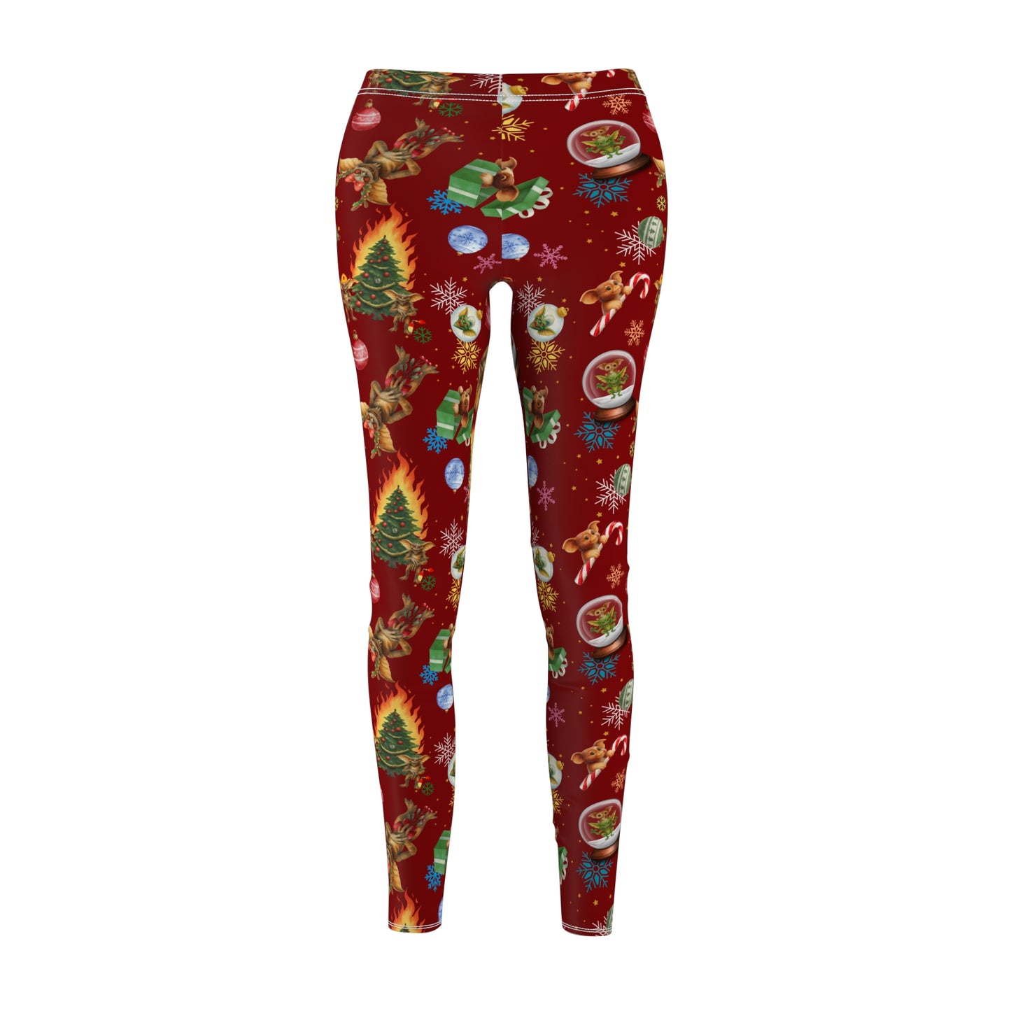 Horror Nightmare Leggings | Twisted Laffy Holidays | All-Over Print Women's Casual Bottoms