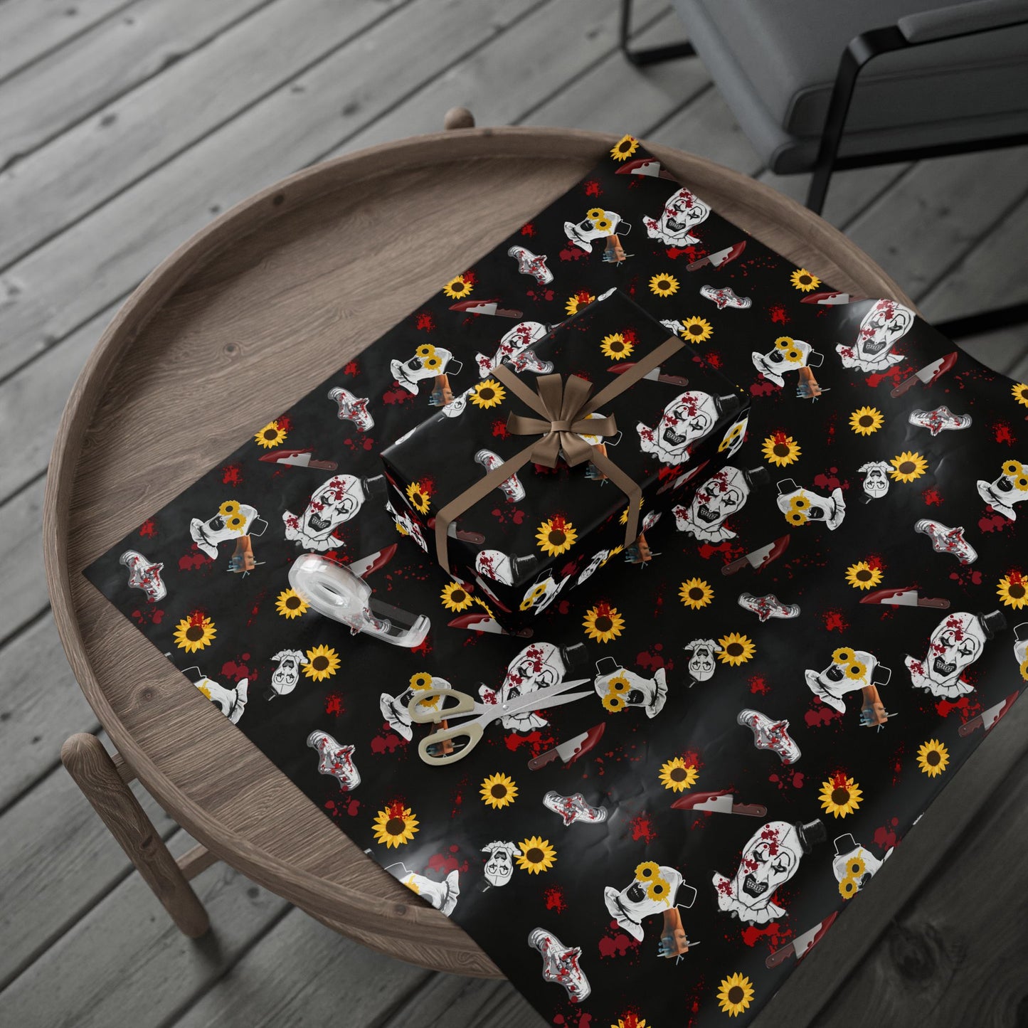 Wrapped in Horror | Sunny T | Nightmare Wrapping Paper