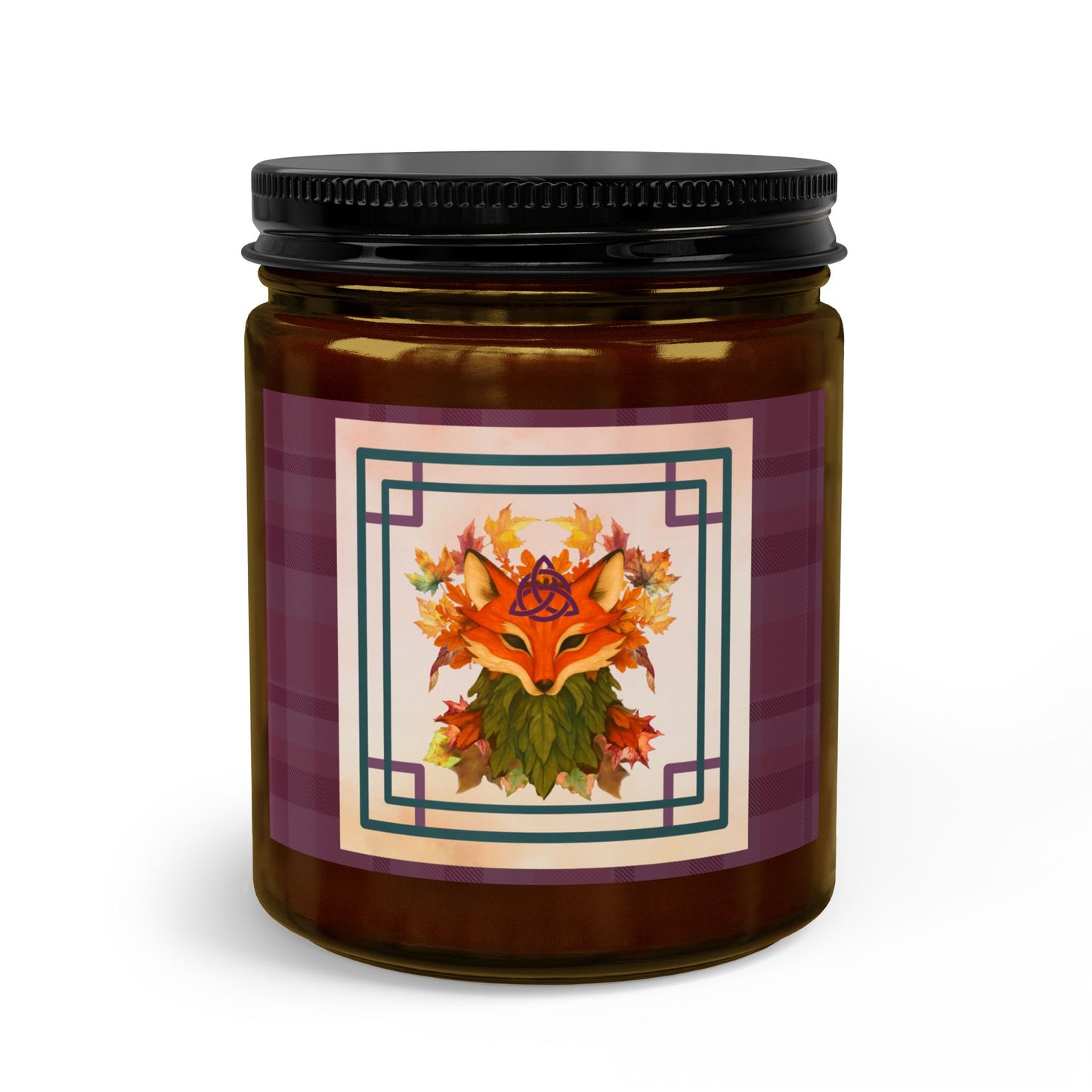 Spiritumn | Fall Equinox | Autumn Fox Spirit Candle Set | Matches and Wick Trimmer