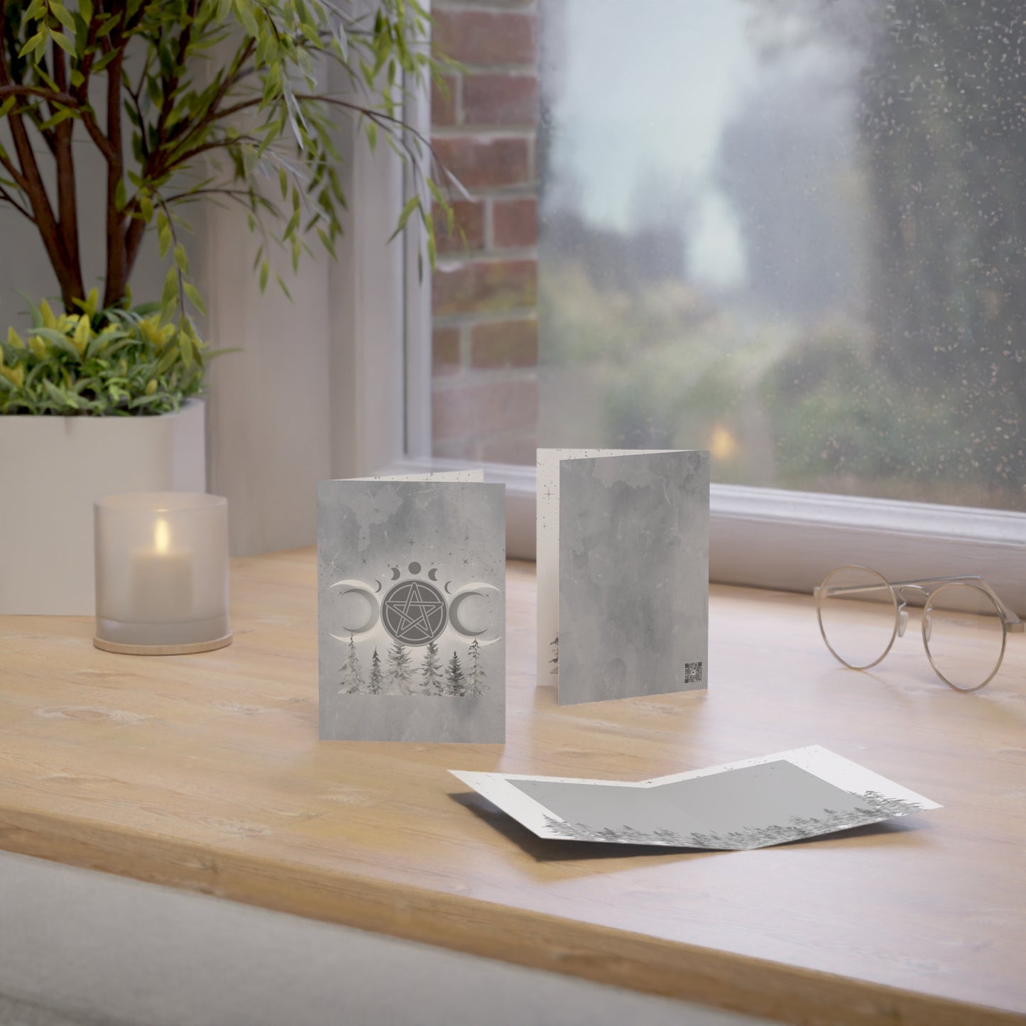 Triple Moon | Solstice Greeting Cards |  (1, 10pcs)