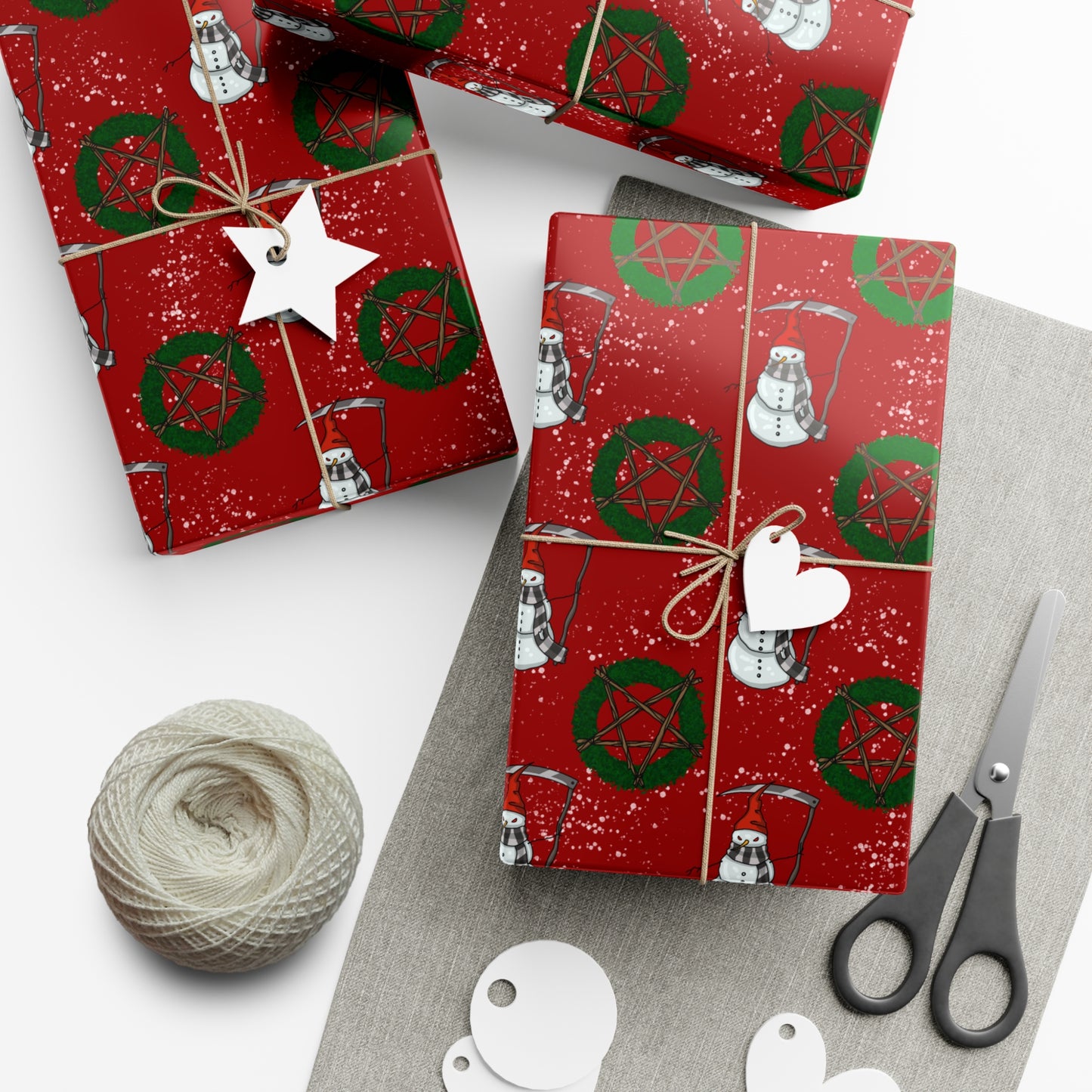 Grim Snowman | Gift Wrap Papers