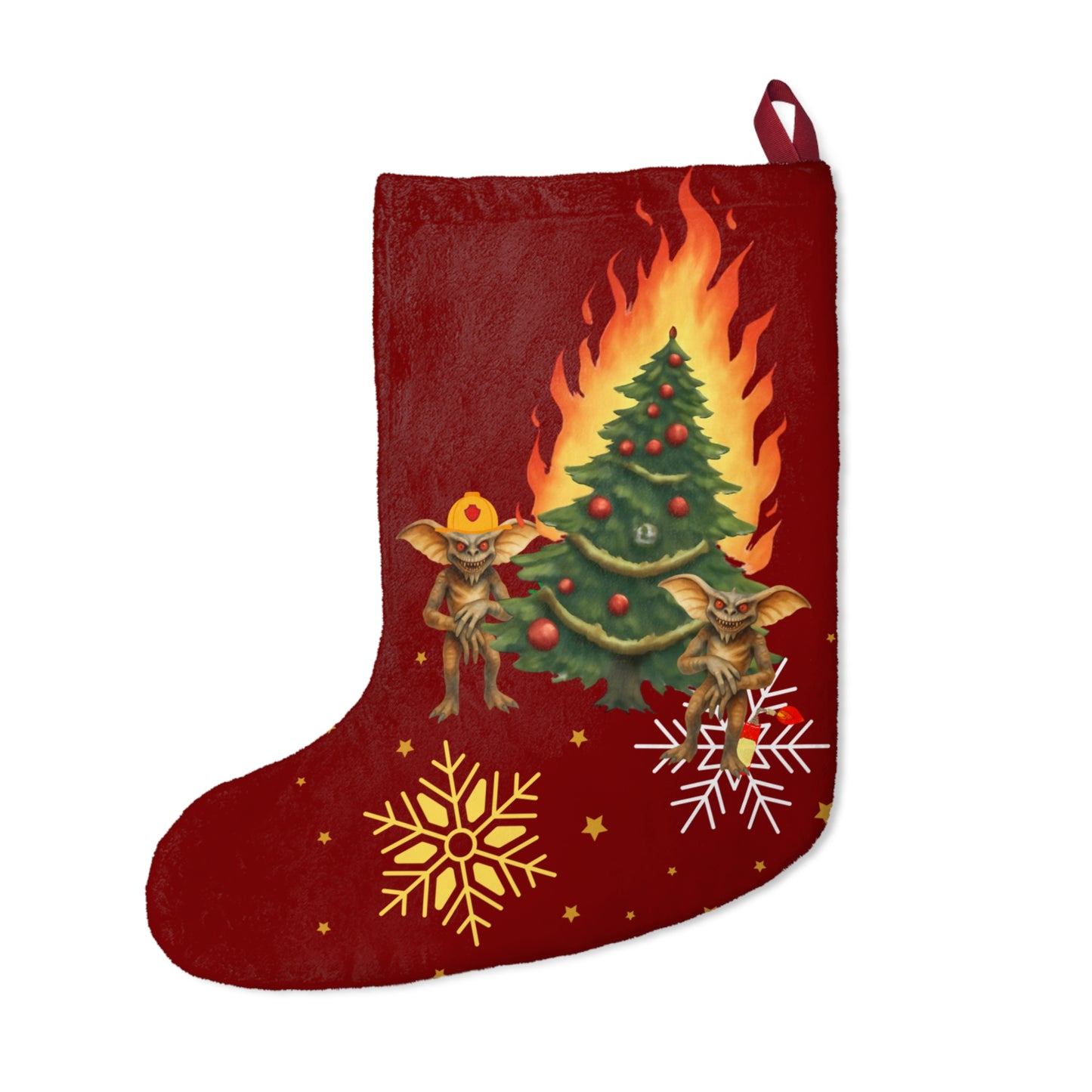 Twisted Laffy Xmas Stocking | Horrific Retro Movie Holiday Stocking