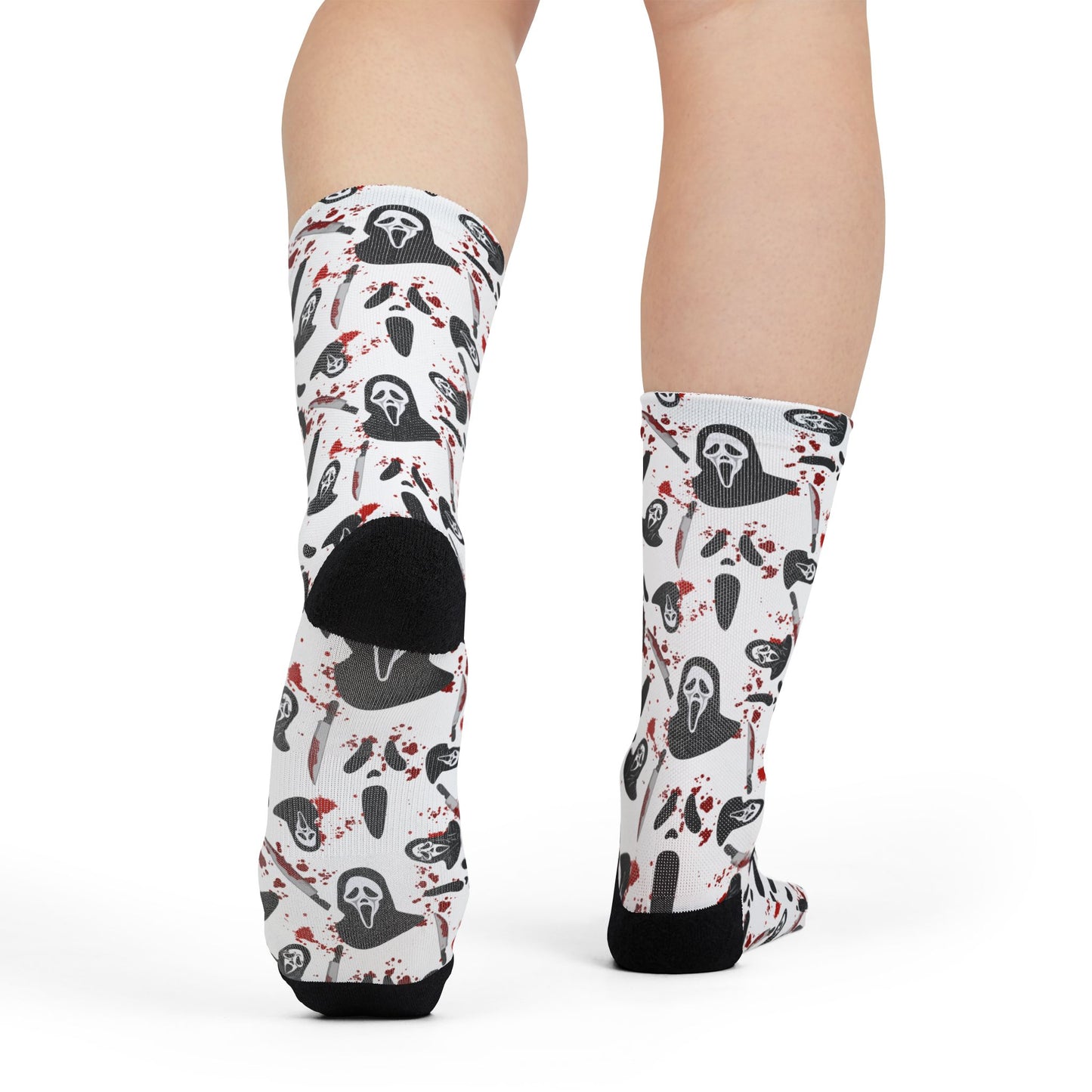 Horror Socks | Have a Good Scream | Recycled Poly Socks | Cozy and Scary