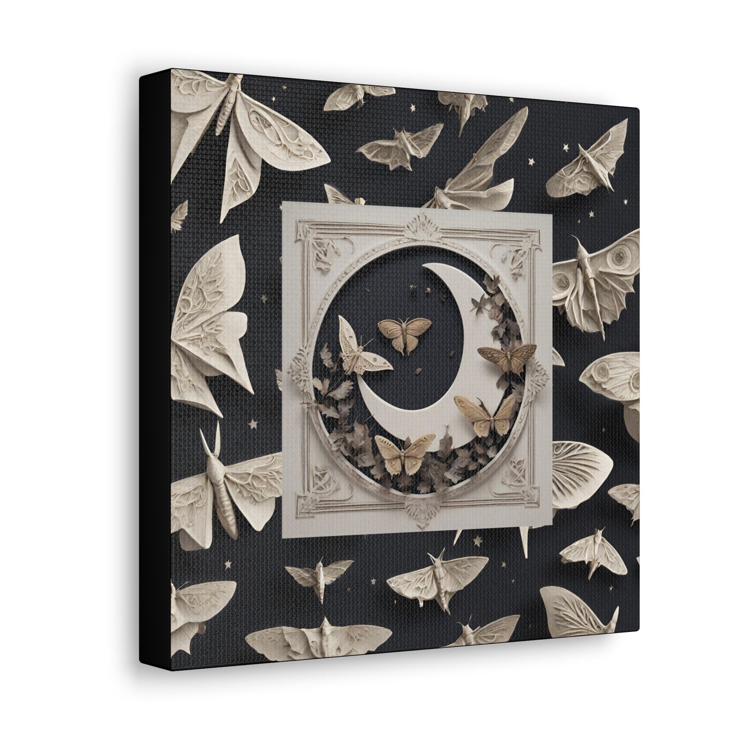 Moon Moths Canvas Gallery Wraps